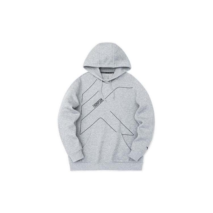 ANTA Basketball Collection Sweatshirts Men s Gray Hooded Moderate Regular 152311767-3 M