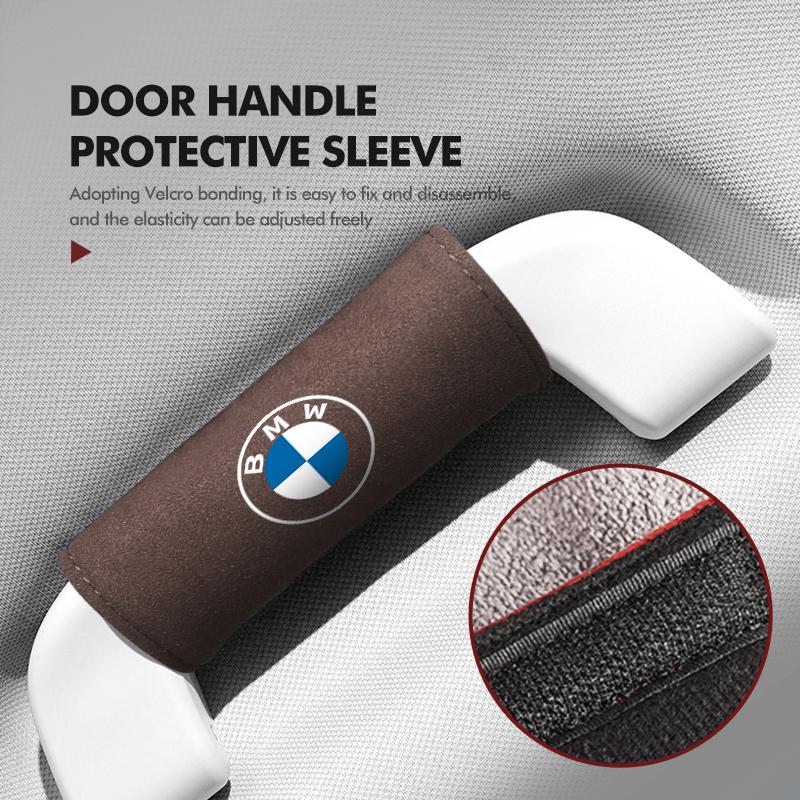 Universal Car Door Pull Handle Anti-Wear Protection Cover For BMW E90 E60 E46 E39 F30 F10 E87 X3 X4 X5 X1 G30 G20
