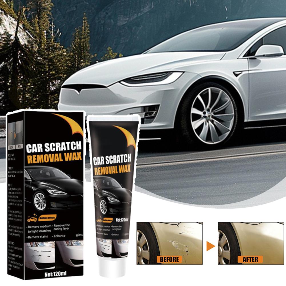 120ML 1/2PCS Automobile Glossy Shine Wax Remove Stains Cleaning Paint Grinding Anti Auto Scratch Car Body S Repair Kit Comp R0M8
