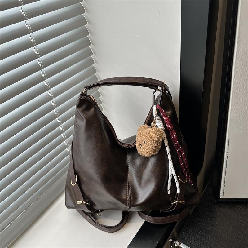 

Niche backpack women s new fashion shoulder handbag large capacity high-end commuter tote bag Without pendant