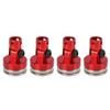 4Pcs RC Magnetic Body Post Invisible Body Shell Post Mount for 1 8 1 10 Remote Control VehicleRed