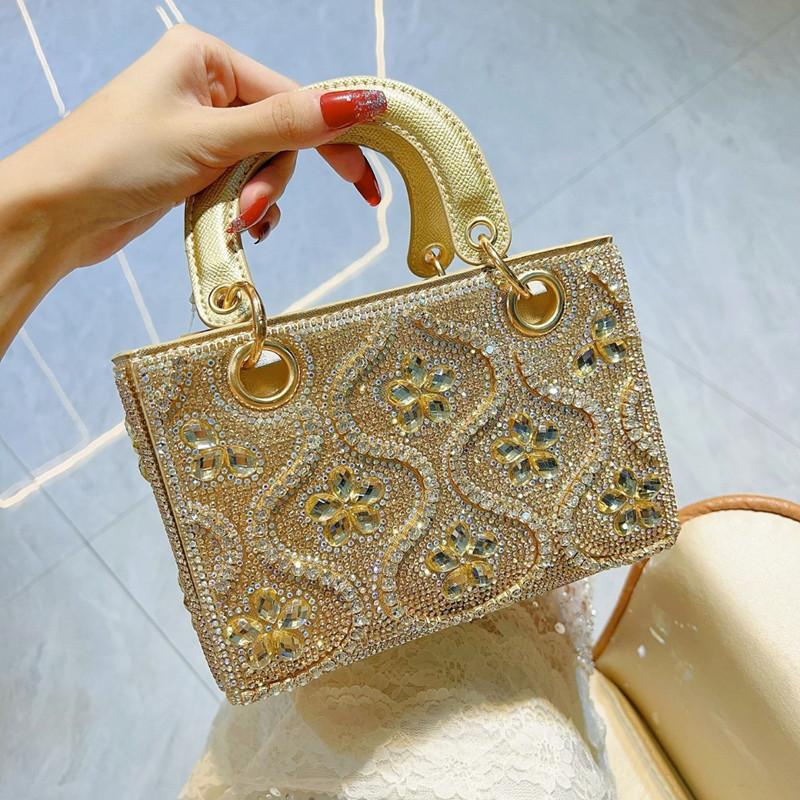 2025 Vintage Designer Crystal Evening Clutch
