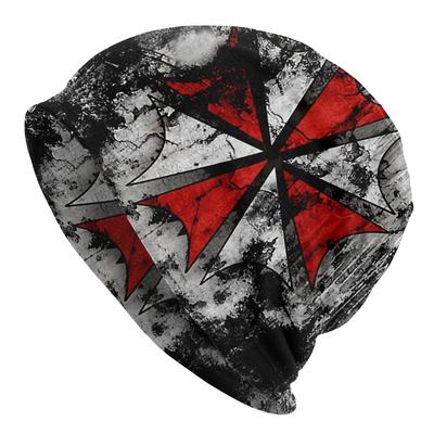 Cool Design Umbrella Corporation Washed Warm Bonnet Outdoor Casual Beanies Protection Unisex Women Hats