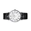 Longines Fashion Series Automatic Mechanical Movement Date Display Watch 38.5Mm White Dial Stainless Steel Case Leather Strap L4.921.4.11.2