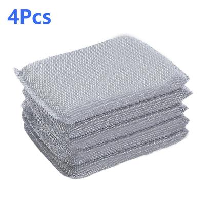 Spugna per Lavare i Piatti in Filo d'Acciaio Spugna Pulente Double-sided Olio Antiaderente Panno per Piatti da Cucina Strumento per la Pulizia della Casa