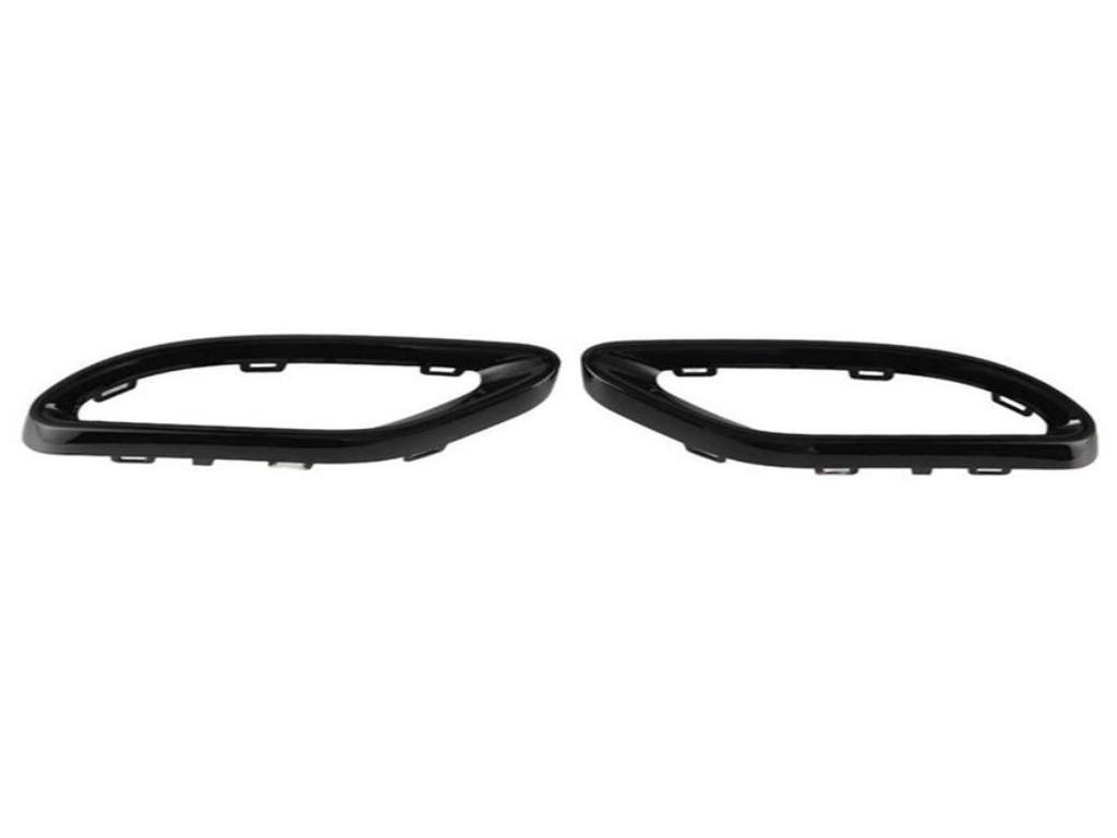Black Tailpipe Trim for Mercedes-Benz C-Class W205, A-Class W177