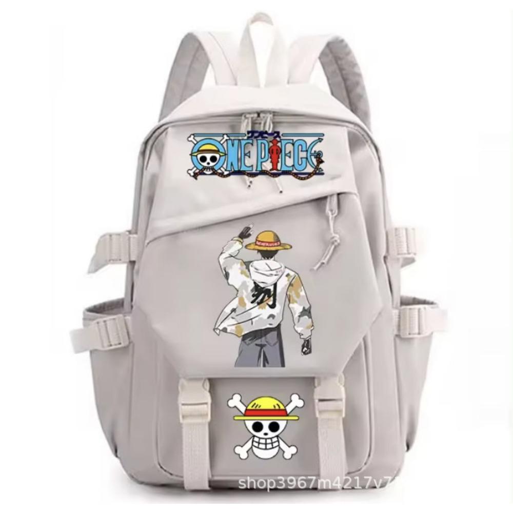 ONE PIECE High School Junior High School Student Elementary School Bag Luffy Fashion Trend Large Capacity Teen Backpack
