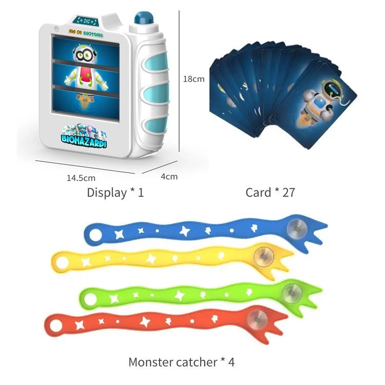 

Monster Card Toys Interactive Puzzle Desktop Space Catcher Camera Family Party Game For 2-4 Players Kids Strange Hand Hunting