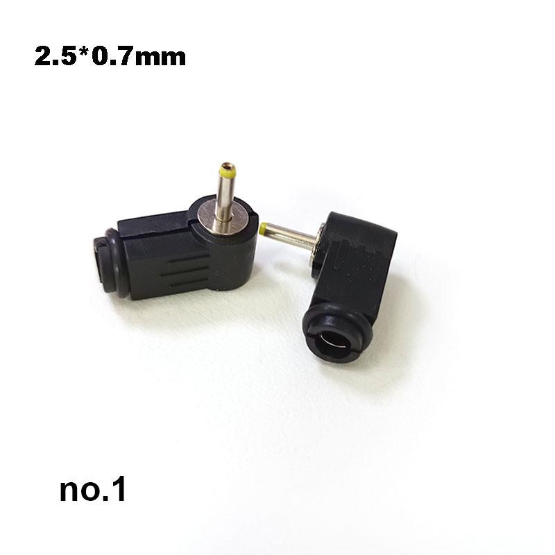 

10 шт. DC Male connector Power Plug Jack 3.5x1.35mm 4.0x1.7 4.8x1.7 5.5mm*2.1mm 2.5x0.7mm 2.5mm правый угол кабеля Socket 2.5*0.7 припой no.6 5.5x2.5mm