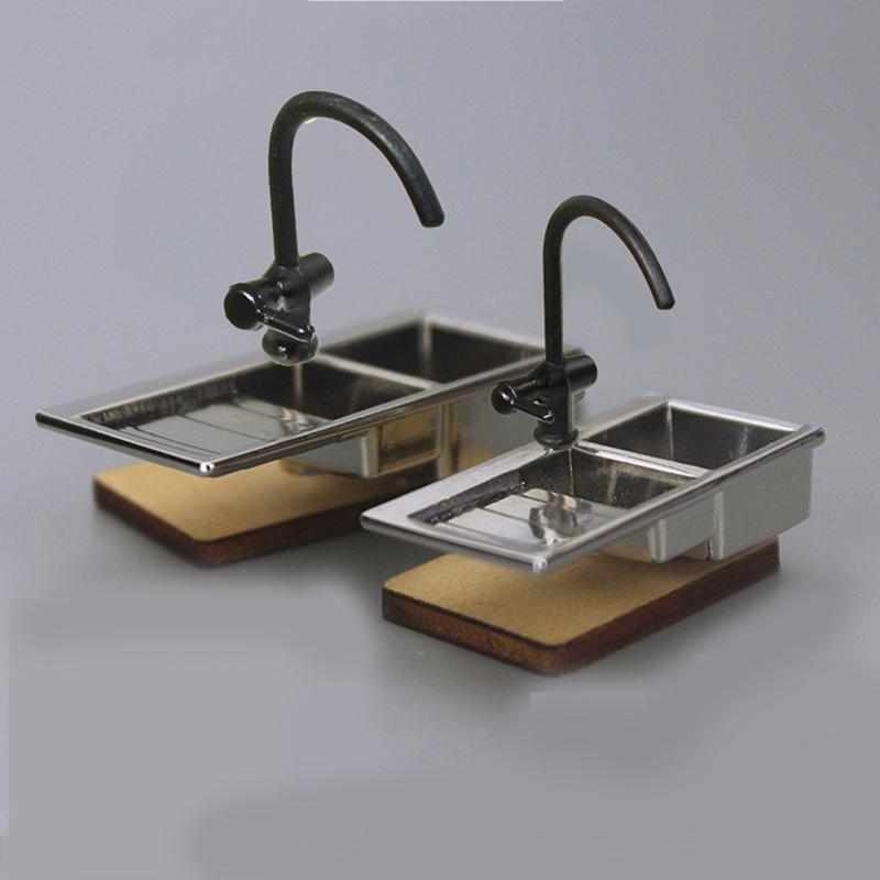 1/12 puppenhaus Miniatur Zubehör Simulation Wasserhahn Modell Möbel Spielzeug