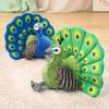 PP Cotton Peacock Plush Doll 30cm Baby Peacock Plush Toys  Room Decoration