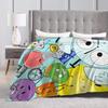 BFDI Inanimate Insanity Blanket Quality Super Soft Bedding Throws Autumn Travel Office Bedroom Fluffy Bedspread