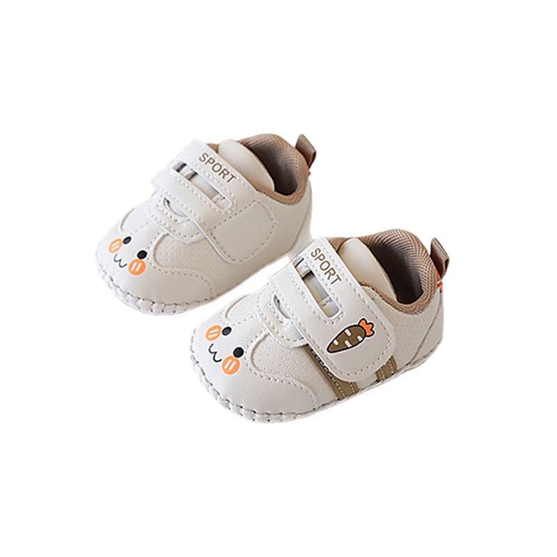 Baby Zachte Zool Schoenen Met Klittenband Voor Pasgeborenen En Peuters In Cartoon Design