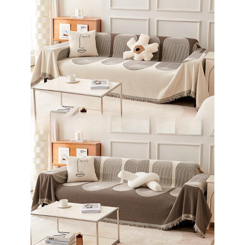 Sofa Cover Cloth Sofa Cushion Towel Cat Scratch-proof Universal Anti-sliding Blanket for Four Seasons