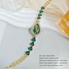 Fashion Accessory Heart Bracelet Watch Waterdrop Shaped Case Women's Quartz Watch  Daily Use