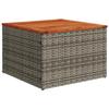 VidaXL Ensemble de Canapés de Jardin de 8 Pièces avec Coussins Gris Poly Rattan 3347608
