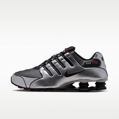 Nike Shox NZ  Черный Металлик Серебристый Университетский Красный  38.5