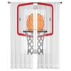 Basketballkorb Chiffon Durchsichtige Vorhänge für Wohnzimmer Schlafzimmer Heimdekoration Fenster Voile Tüll Vorhang Gardinen
