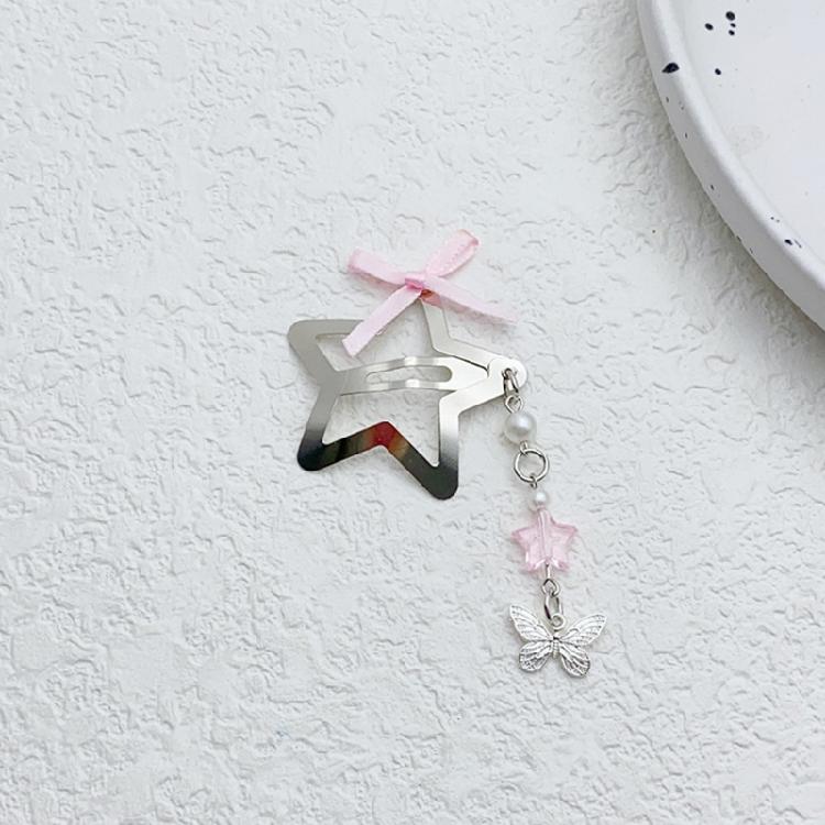 Elegant Butterfly Bows Clip with Fringed Detailing for Unique Style Hairpins