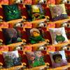 L-Lloyd N-Nin-J-jagoS Chibi Pillow Case Print Polyester Fiber 40X40 Cm Home Sofa Throw Cushion Cover Decoration