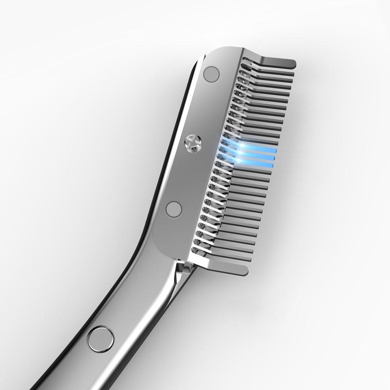 Stainless Steel Eyebrow Scissors & Razor Set with Comb for Beginners