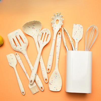 Kitchenware Set Silicone Shovel Creative Silicone Soup Spoon Kitchen Stir Fry Shovel Food Clip Utensils Kitchen Utensils