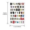 181 PCS Vintage Alphabet Letter Stickers Suitable for Scrapbooking, Journals, Planners - 4 Sheets with A-Z Letters