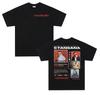 Rapper C TANGANA Album T Shirts Unisex Women ONeck Hip Hop Punk Gothic Short Sleeve Tshirt Cozy High Quality 100 Cotton Tshirts