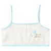 Girls' Cotton Breathable Training Bra - Wire-Free, Cartoon Design, Ages 8-12.