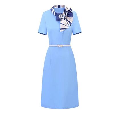 Trolman Women's French Style Formal Work Dress