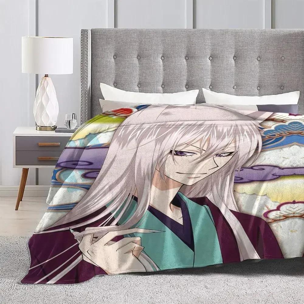 Kamisama Kiss Hajimemashita Anime Flannel Blanket Tomoe Funny Throw Blanket for Home Hotel Sofa 150*125cm Plush Thin Quilt