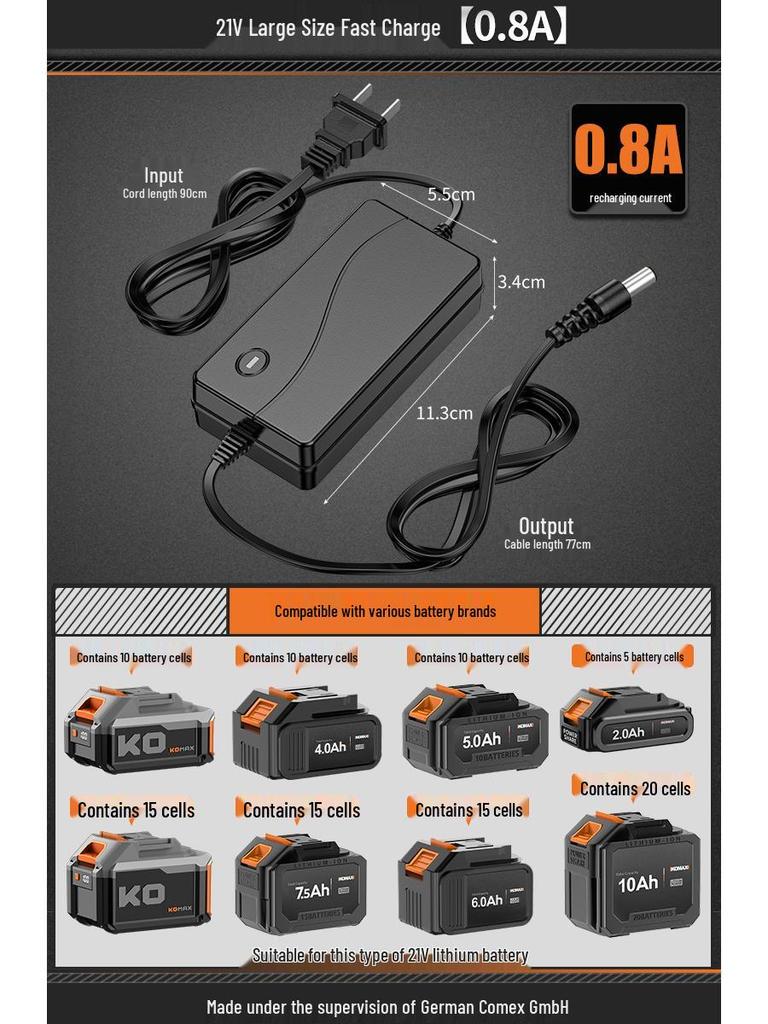 9P1E Cordless Lithium Drill & Hammer Set: Electric Wrench, Angle Grinder, Universal Charger (12V, 16.8V, 21V, 25V) with Accessories