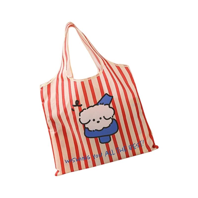 Portable Cartoon Storage Bag Foldable Travel Organizers For Underwear Accessories Multipurpose Polyester Shopping Toted