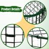 Garden Cage Animal Barrier Wire Cloche Ground Stakes Windproof Fencing for Small Plants Flowers