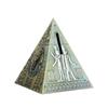 Alloy Egyptian Pyramids Figurine Savings Can Durable Multi-purpose Pyramid Statue Piggy Money Bank Electroplate Retro
