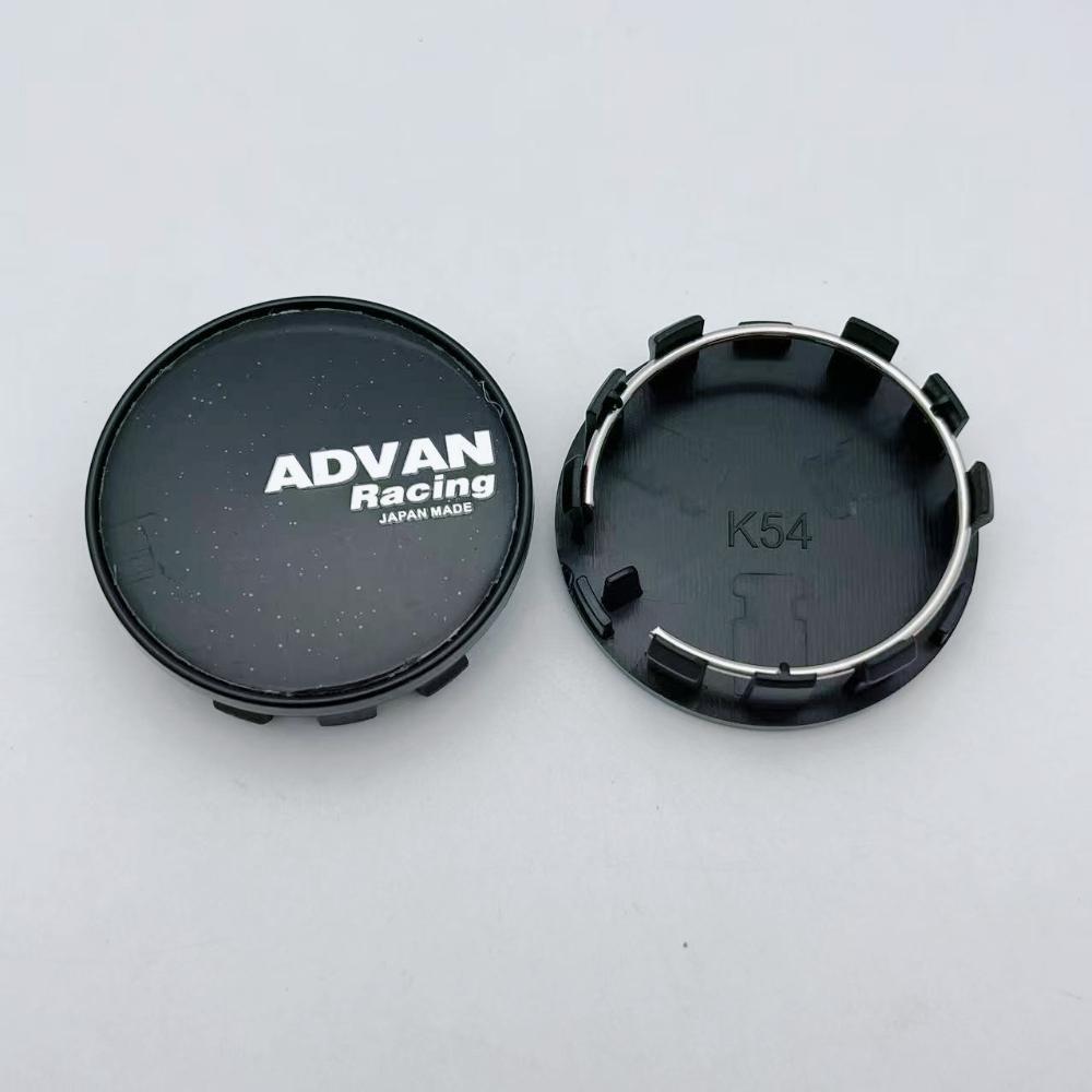 4pcs 54mm 50mm ADVAN Logo Emblem Badge Car Wheel Center Caps Rim Hubcaps Wheel Hub Center Dust Cover Replace Car Accessories