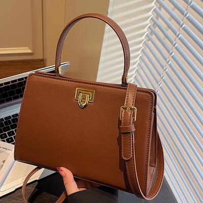 Modische Tragetasche, Großvolumig, Retro, Pendeln, Nischenhandtasche, Ein-Schulter-Handtasche, Aktentasche