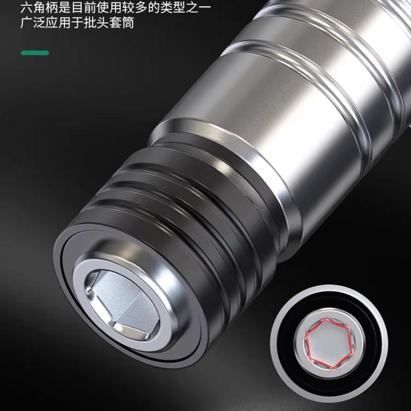 Electric wrench conversion head dual-use square axis batch head drill bit screwdriver machine conversion multifunctional