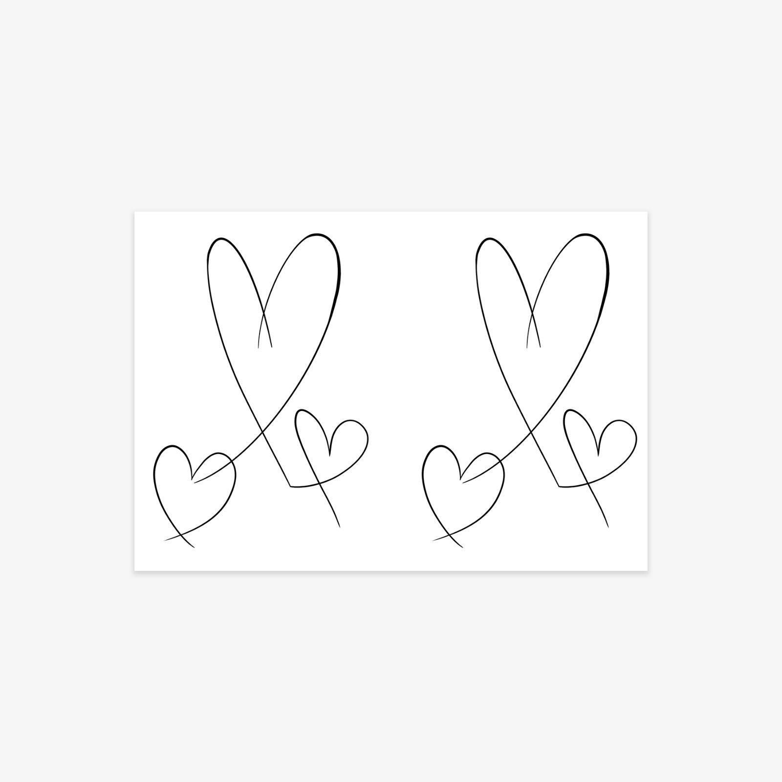 

Valentine S Day Love Tattoo Sticker Qixi Festival Dating Couple Confession Disposable Temporary Tattoo Sticker 10*7