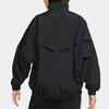 Nike SS23 Embroidered Logo Zip Jacket Women Outerwear Black DM6185-010