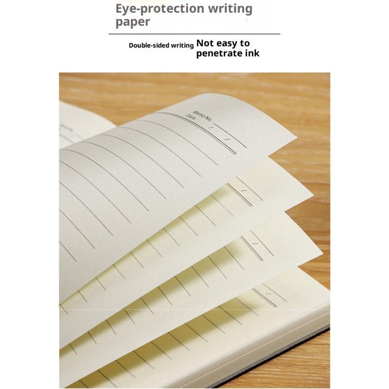 Vintage A5 Leather Notebook With Personalized Soft Cover - Perfect For Business Meetings And College Life