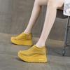 Hollow Sandals Rhinestones Fashion Women Chunky Sneakers Summer Height Increasing Ladies Shoes