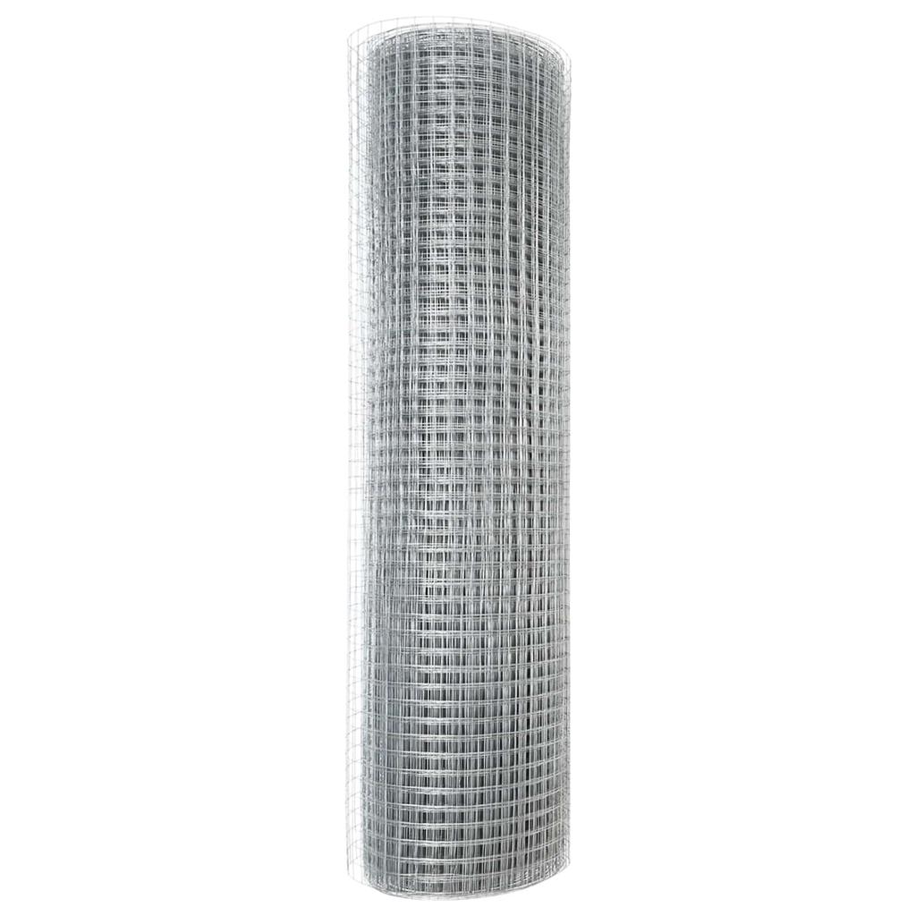Welded Wire Fence Silver