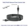 Waterproof Mini DC5521 Male to Female Power Cord - 4th Gen Connector Cable