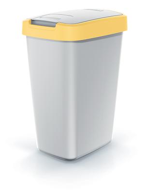 12L COMPACTA Q Waste Bin, Light Yellow | Ash