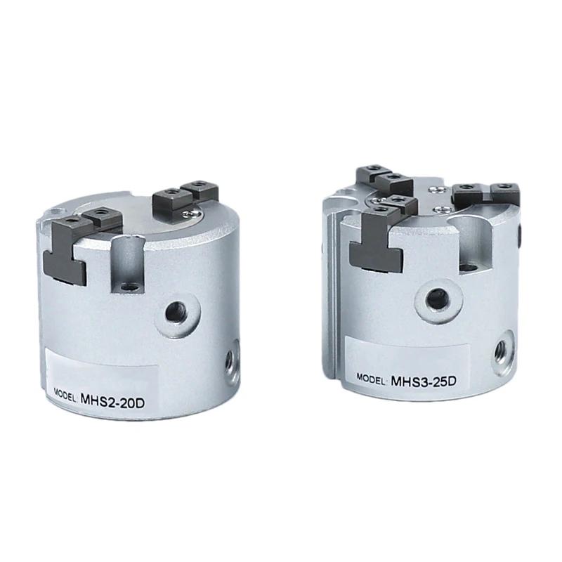 MHS2/MHS3/MHS4  Finger Pneumatic Gripper Replacement Double Action Rotating Air Cylinder 16D/20D/25D/32D/40D/50D