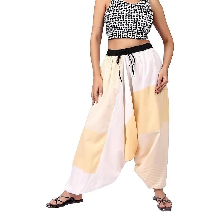 Women Cotton Summer Harem Pants Indian Designer Ethnic Hippie Loose Trousers