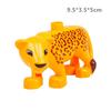 Big Size Building Blocks Forest Animals Lion Deer Panda Beast Enlightenment Toys Compatible Large Blocks Children Kids Gifts