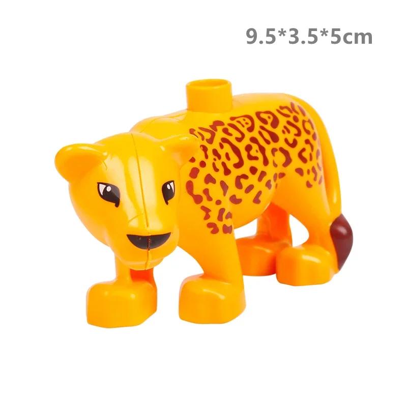 Big Size Building Blocks Forest Animals Lion Deer Panda Beast Enlightenment Toys Compatible Large Blocks Children Kids Gifts