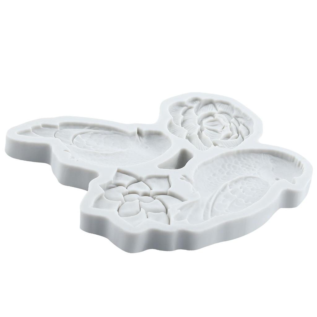 Bird Silicone Molds Flower Fondant Mold Cake Decorating Tools Cupcake Topper Candy Chocolate Gumpaste Mold